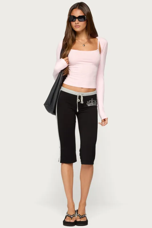 Crown Capri Pants made by Edikted
