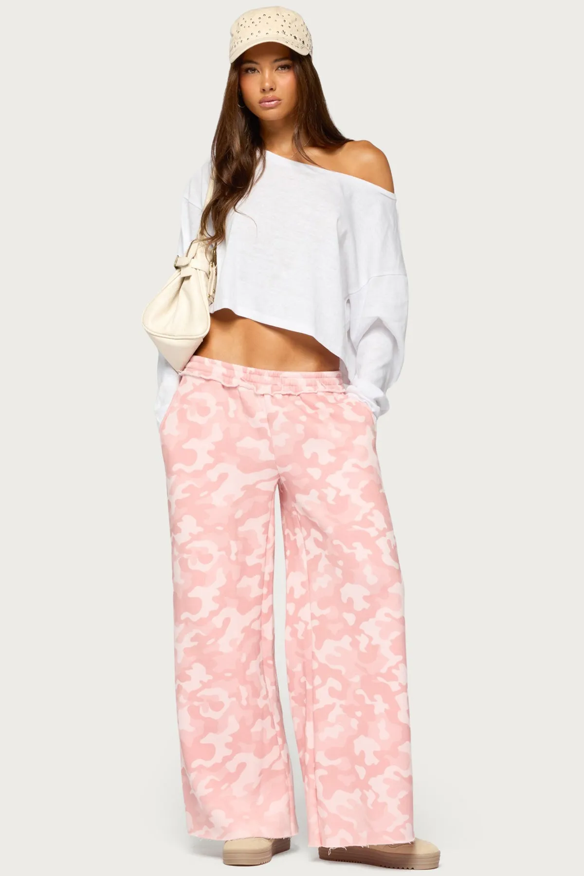 Peala Off Shoulder Long Sleeve Top sold by Edikted product image thumbnail 2
