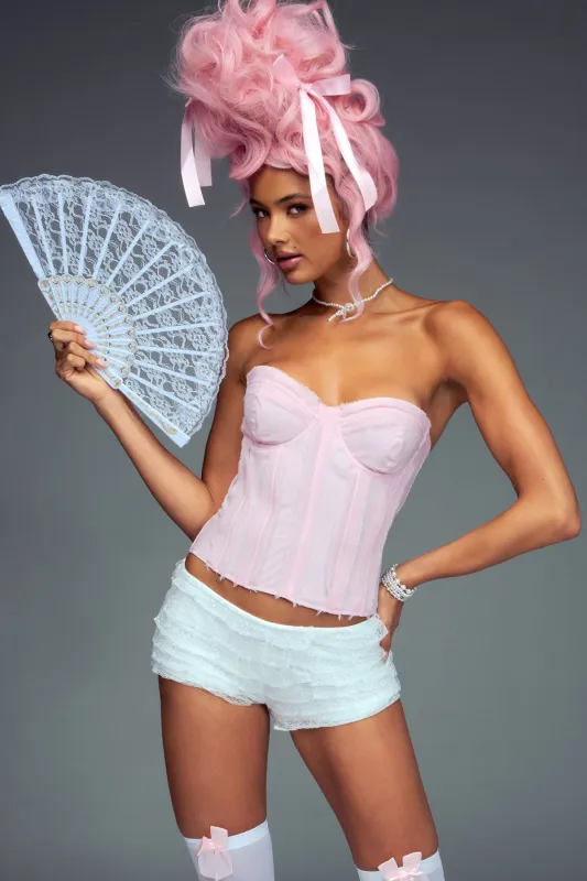 Heartbreaker Lace Fan made by Edikted