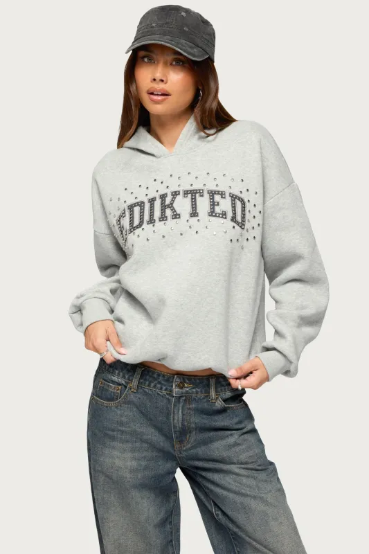 Edikted Obsession Studded Hoodie made by Edikted