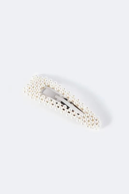 Pearly Beaded Hair Clip sold by Edikted