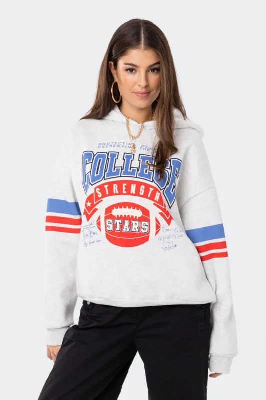 Star Hoodie sold by Edikted