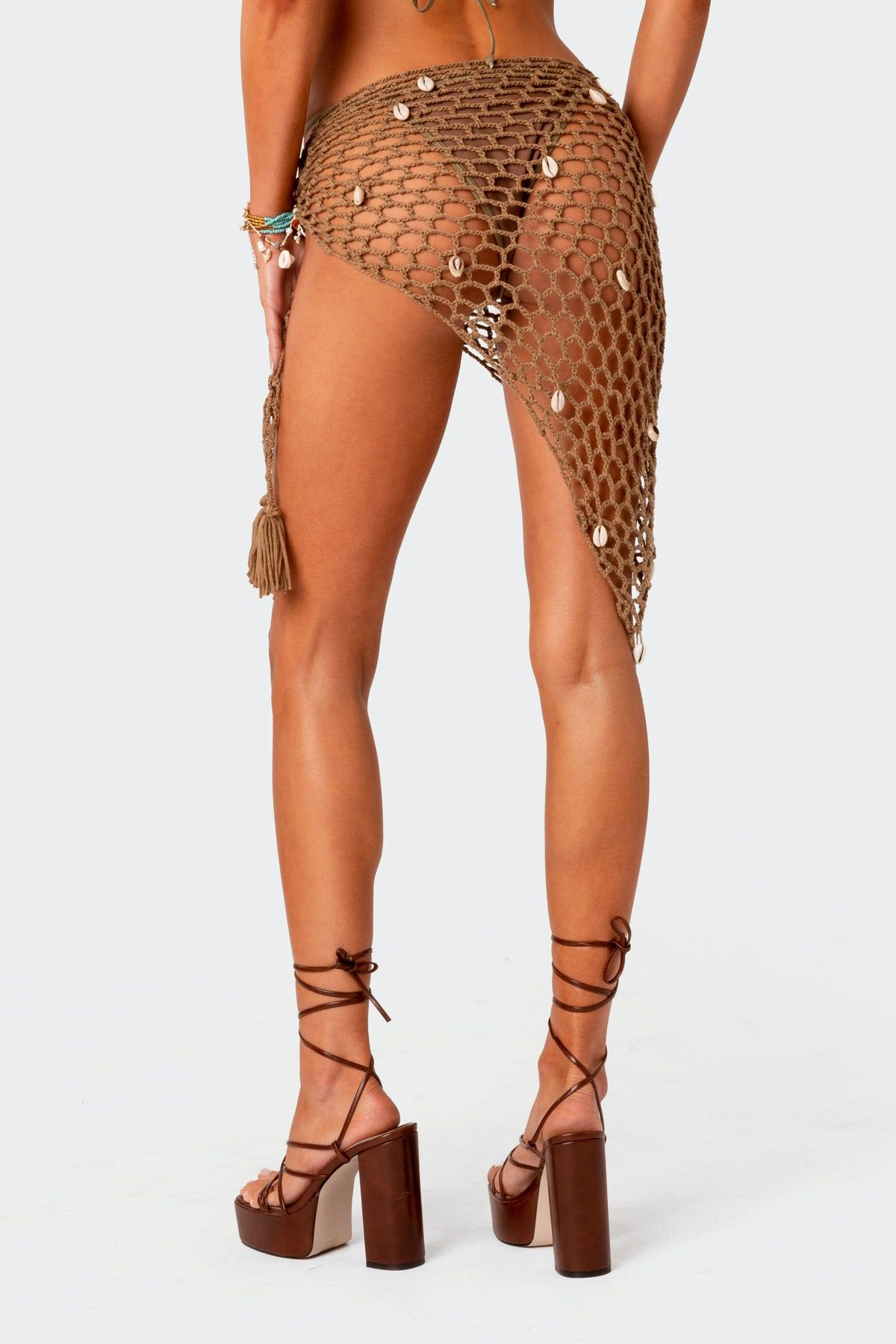 Seashell Crochet Sarong sold by Edikted product image thumbnail 4