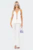 Claire Ribbed Flared Pants sold by Edikted