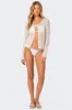 Cayla Sheer Knit Top sold by Edikted