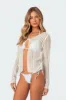 Cayla Sheer Knit Top sold by Edikted