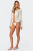 Cayla Sheer Knit Top sold by Edikted