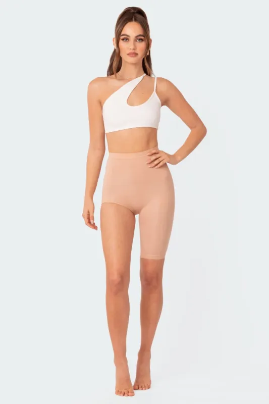 Slit Shaping Shorts sold by Edikted