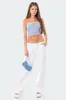 Colby Belted Tube Top sold by Edikted