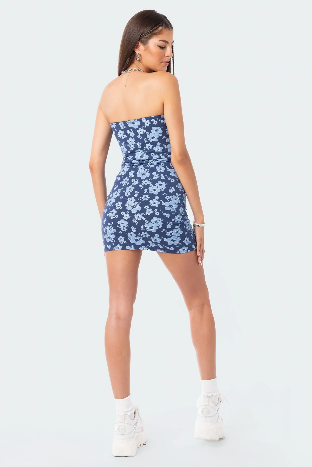 Island Girl Strapless Dress sold by Edikted product image thumbnail 4