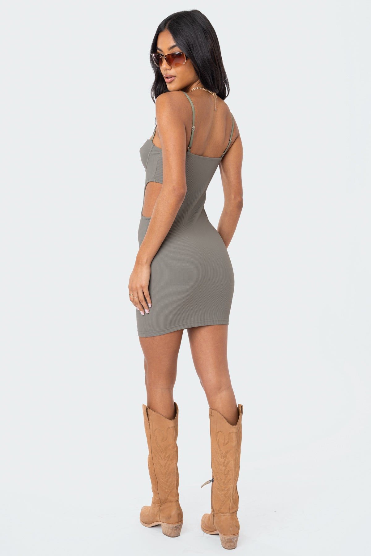 Shae Cups Cut-Out Dress sold by Edikted product image thumbnail 4