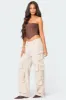 Evangeline Sheer Mesh Corset sold by Edikted