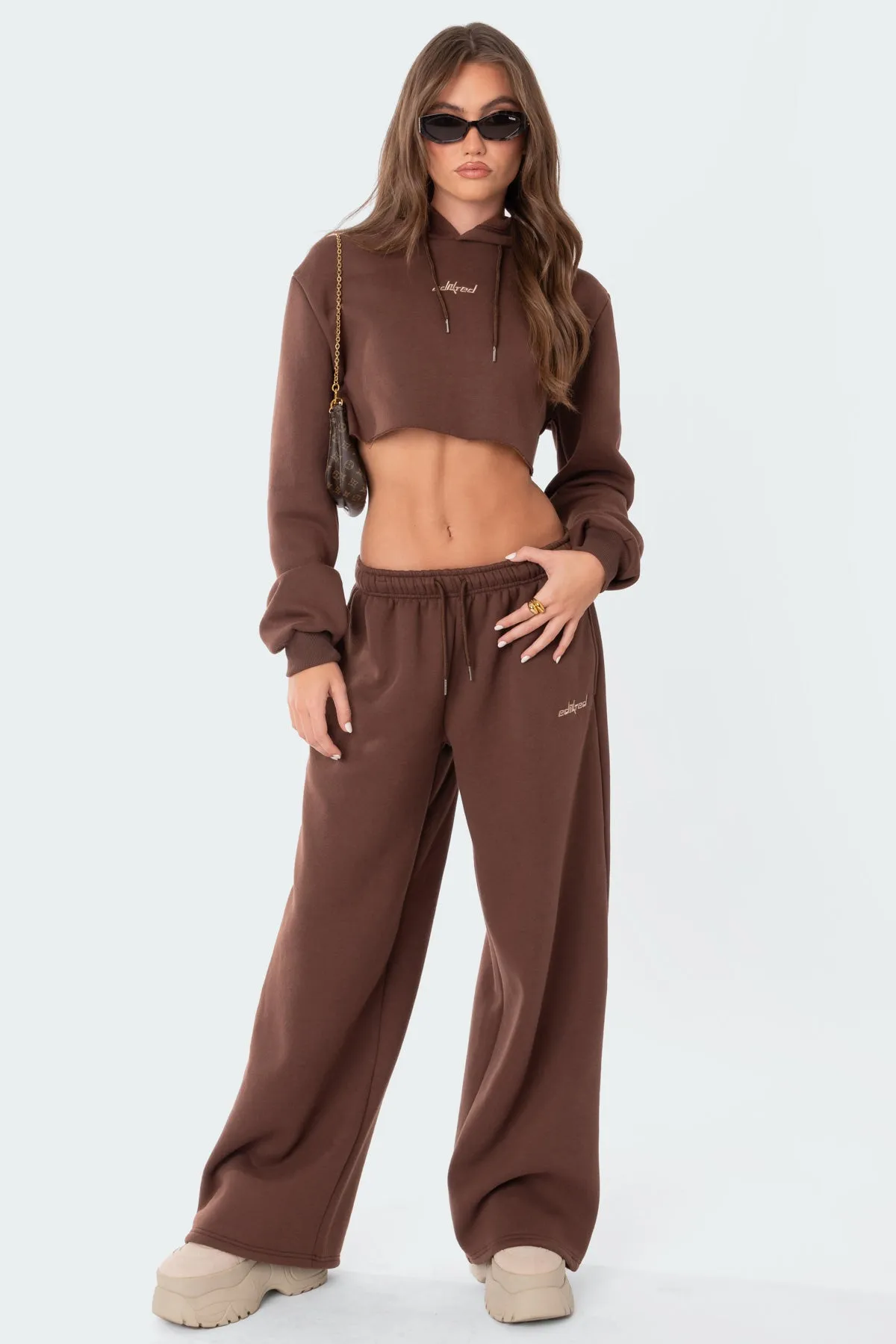 Brenna Cropped Hoodie sold by Edikted product image thumbnail 5