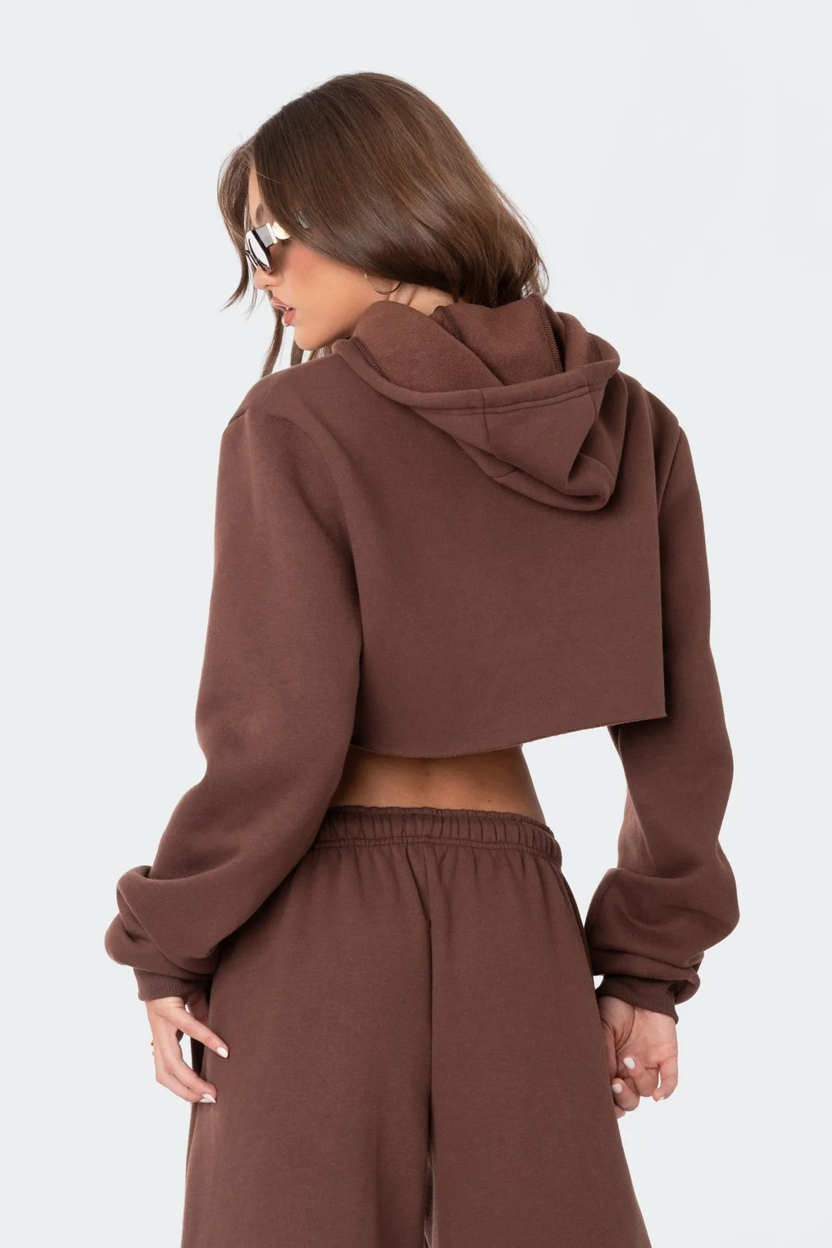 Brenna Cropped Hoodie sold by Edikted product image thumbnail 4