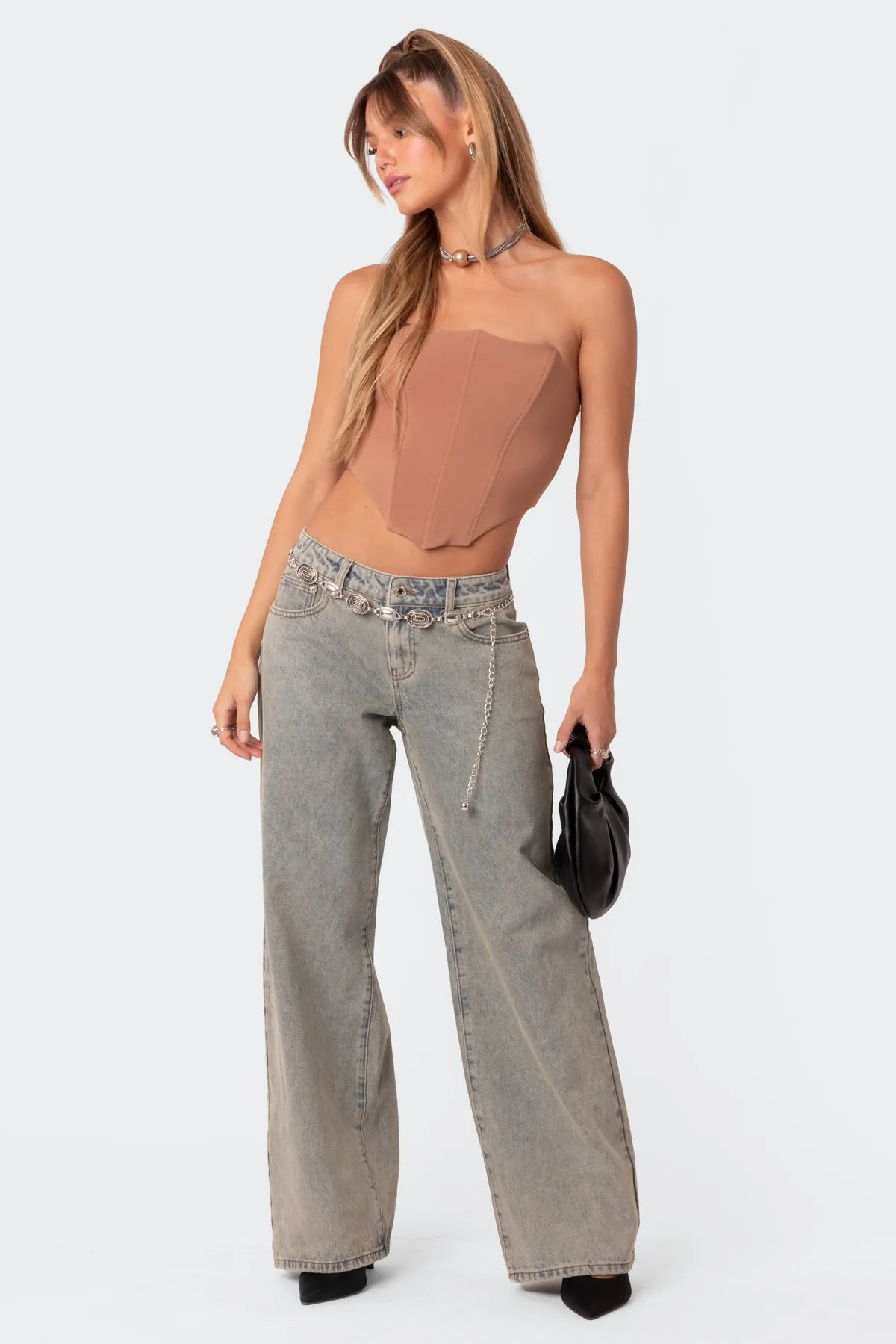 Delina Strapless Corset sold by Edikted product image thumbnail 5