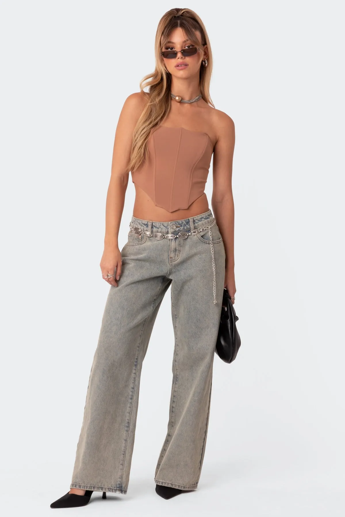 Delina Strapless Corset sold by Edikted product image thumbnail 2