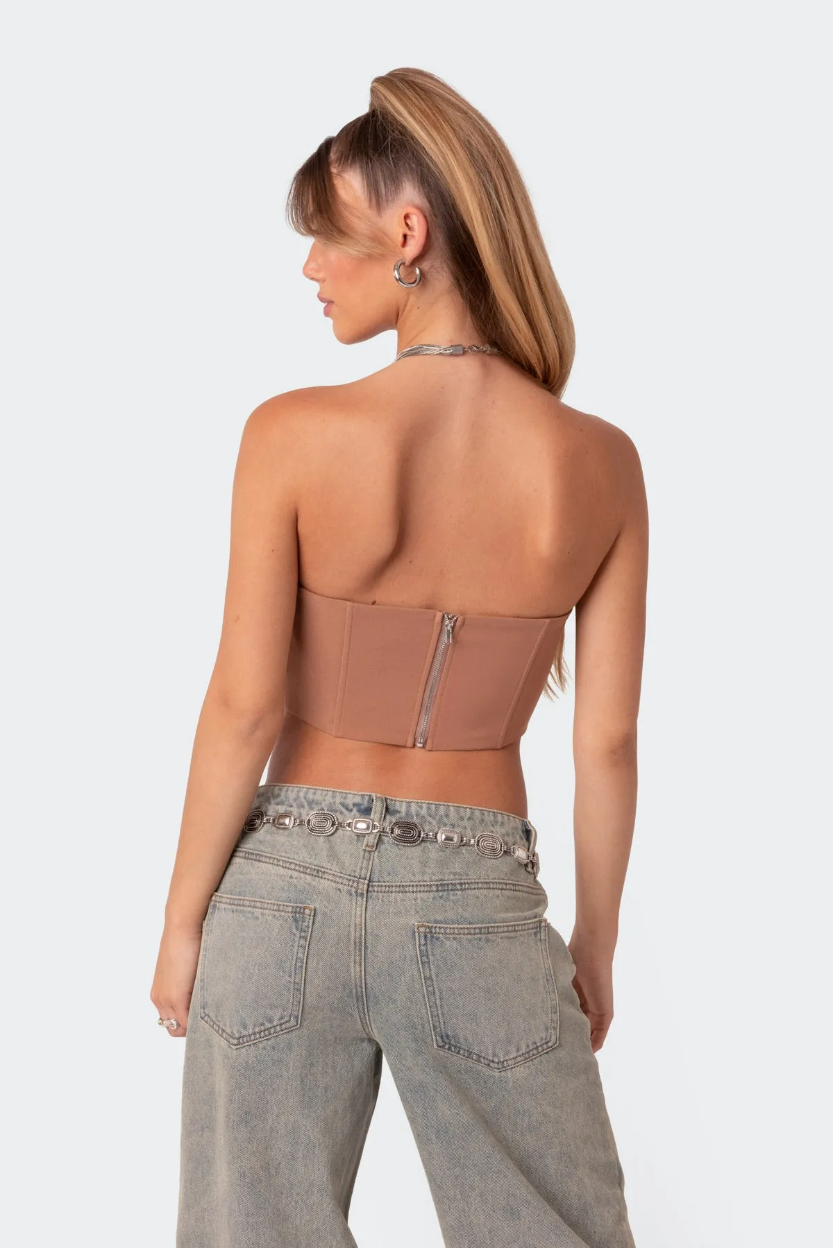 Delina Strapless Corset sold by Edikted product image thumbnail 4