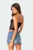 Celestia Sheer Mesh Tube Top sold by Edikted