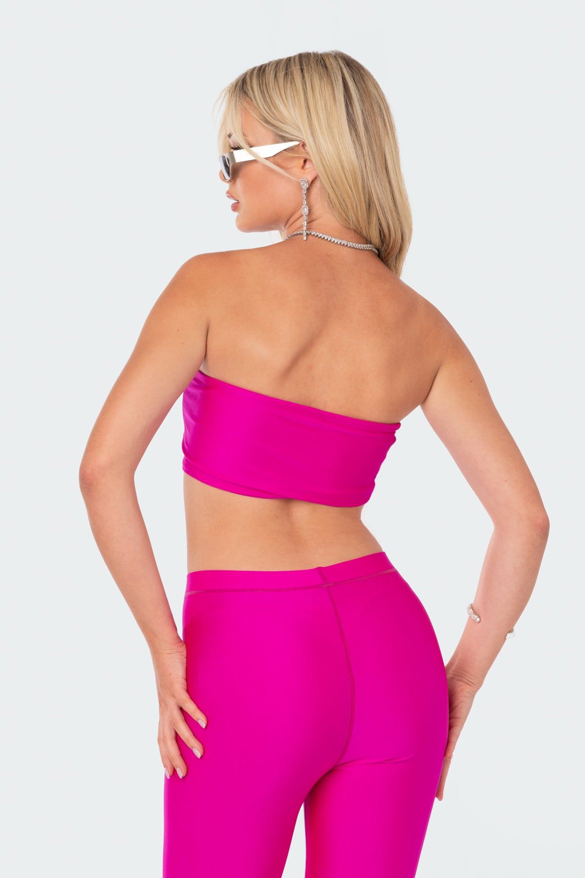 Daphne Shiny Bandeau Top sold by Edikted product image thumbnail 5