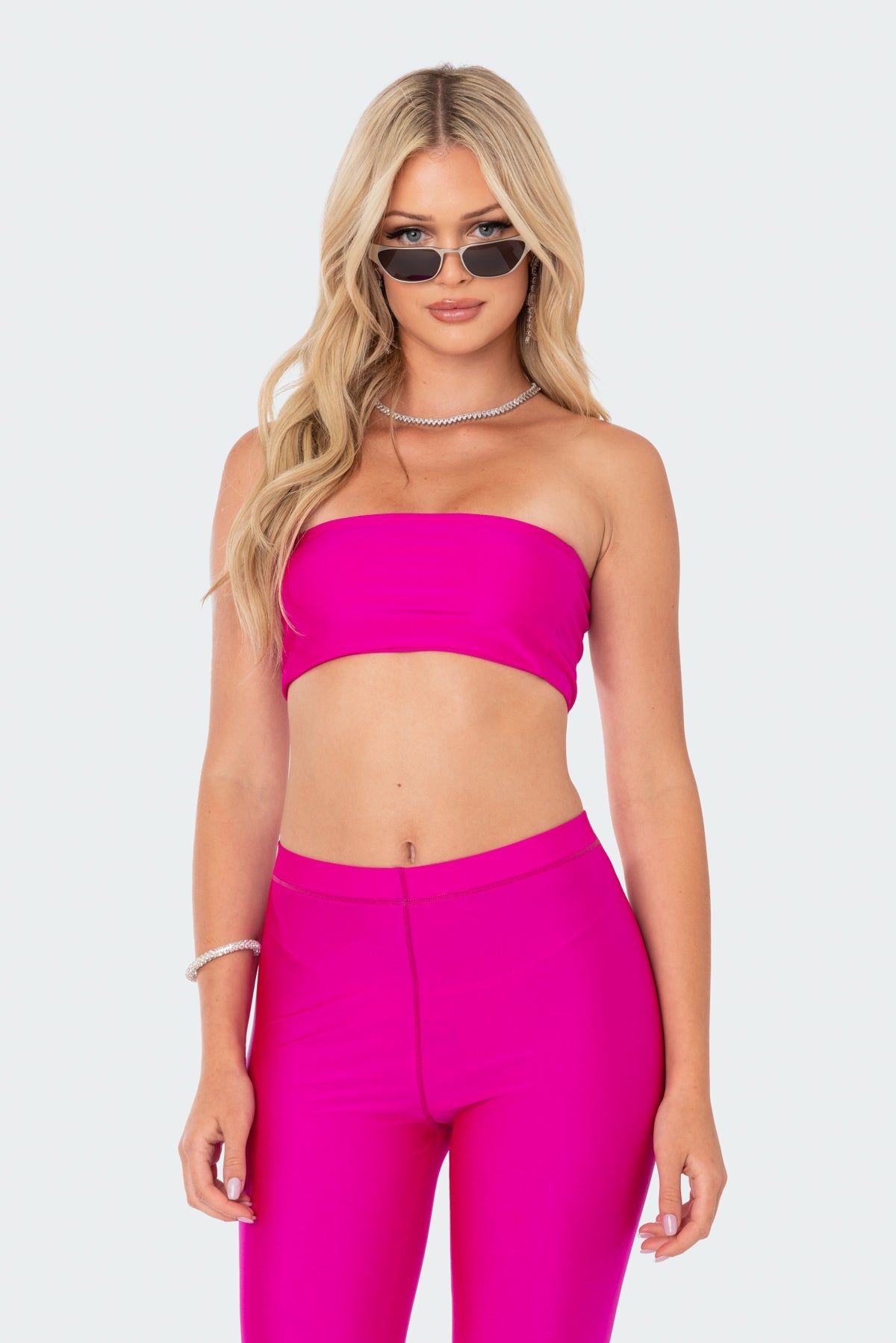 Daphne Shiny Bandeau Top sold by Edikted product image thumbnail 2