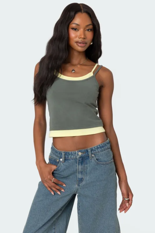 Element Layered Tank Top sold by Edikted