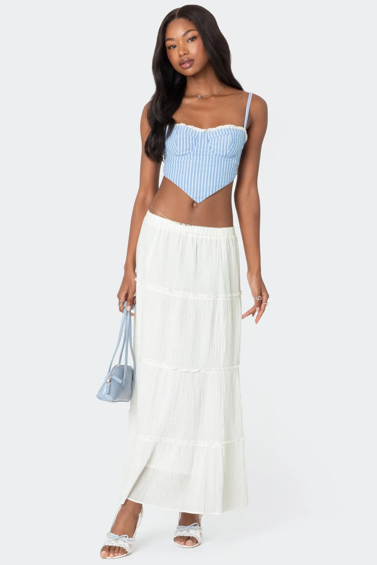 Puckered Triangle Corset sold by Edikted product image thumbnail 2