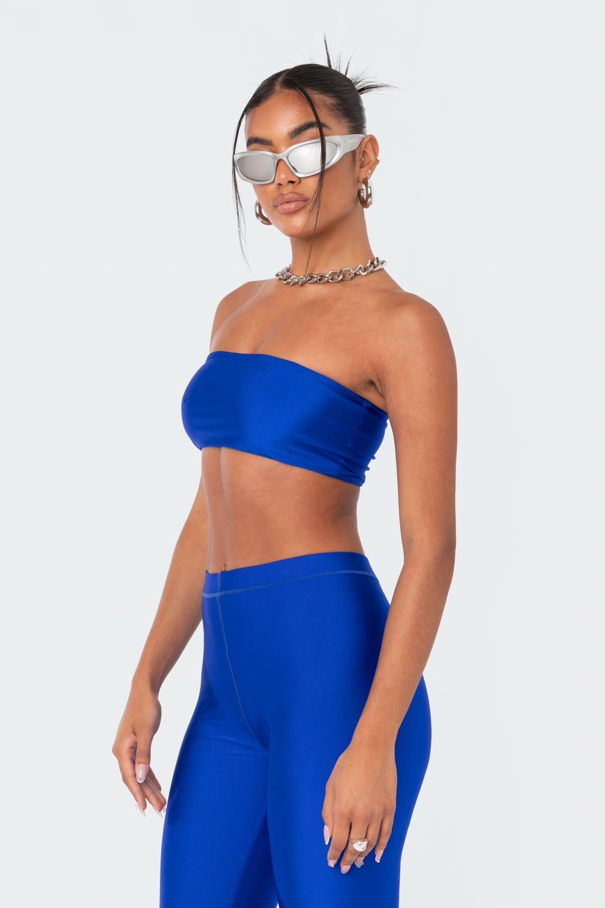 Daphne Shiny Bandeau Top sold by Edikted product image thumbnail 3