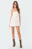 Ivory Oversized Mini Dress sold by Edikted