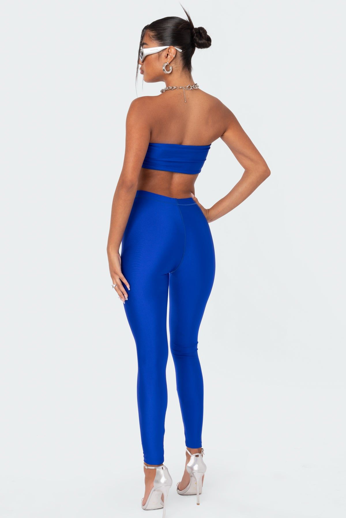 Daphne Shiny Bandeau Top sold by Edikted product image thumbnail 4