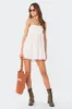 Ivory Oversized Mini Dress sold by Edikted