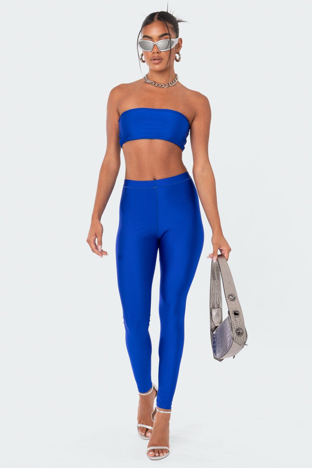 Daphne Shiny Bandeau Top sold by Edikted product image thumbnail 2