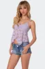 Orchid Sheer Lace Top sold by Edikted