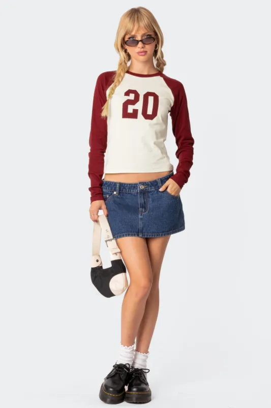 Feeling 20 Long Sleeve T Shirt sold by Edikted