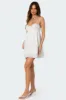 Bonny Lace Trim Cotton Mini Dress sold by Edikted