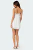 Bonny Lace Trim Cotton Mini Dress sold by Edikted