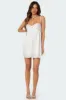 Bonny Lace Trim Cotton Mini Dress sold by Edikted