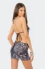 Untamed Mesh Mini Skirt sold by Edikted
