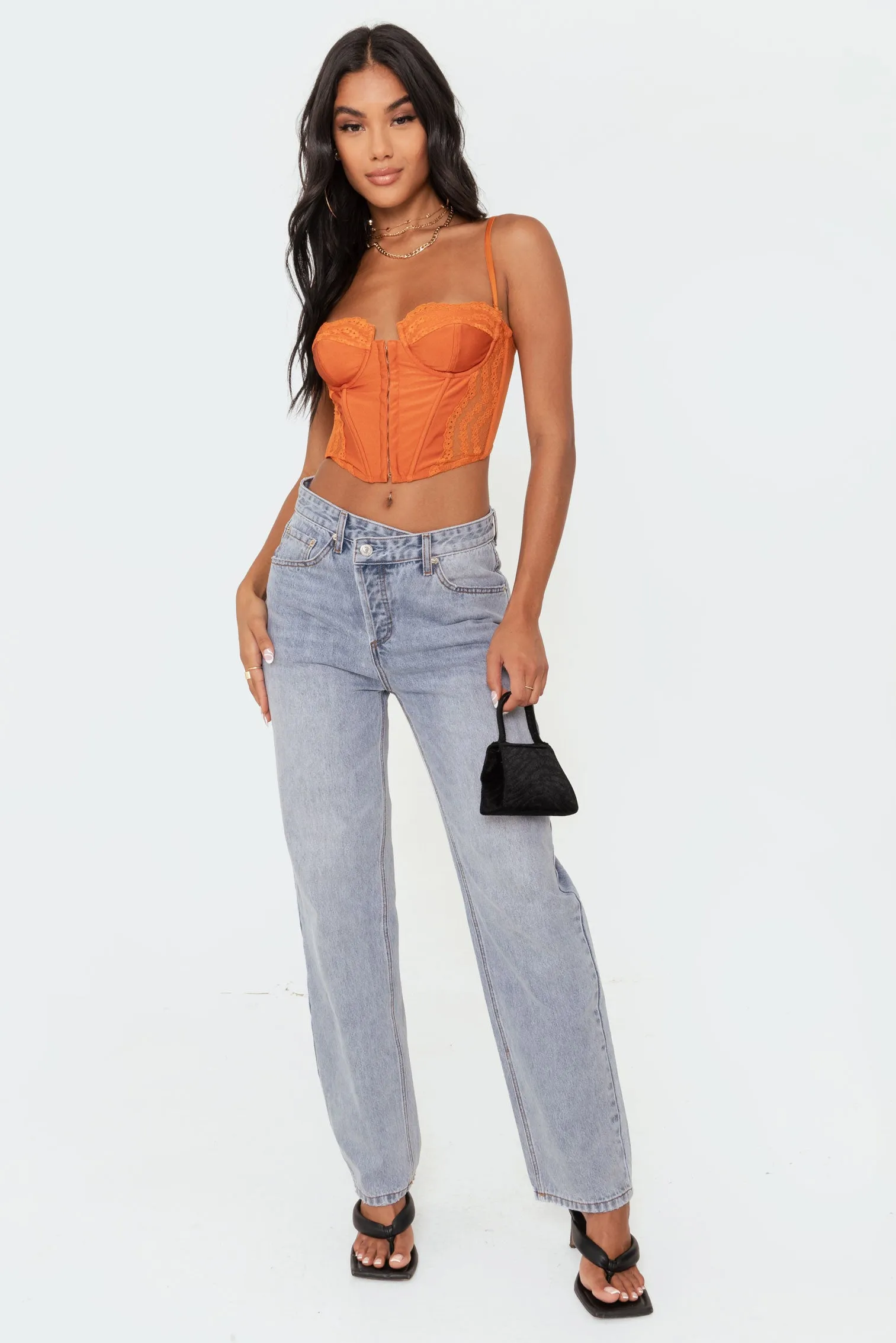 Payton Lace Corset sold by Edikted product image thumbnail 2