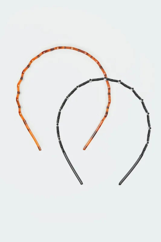 Zigzag Headband Pack sold by Edikted