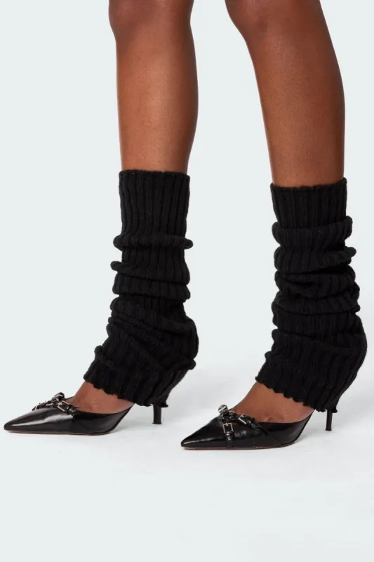 Baby It'S Cold Leg Warmers sold by Edikted