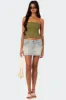 Niki Crochet Strapless Top sold by Edikted