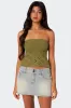 Niki Crochet Strapless Top sold by Edikted