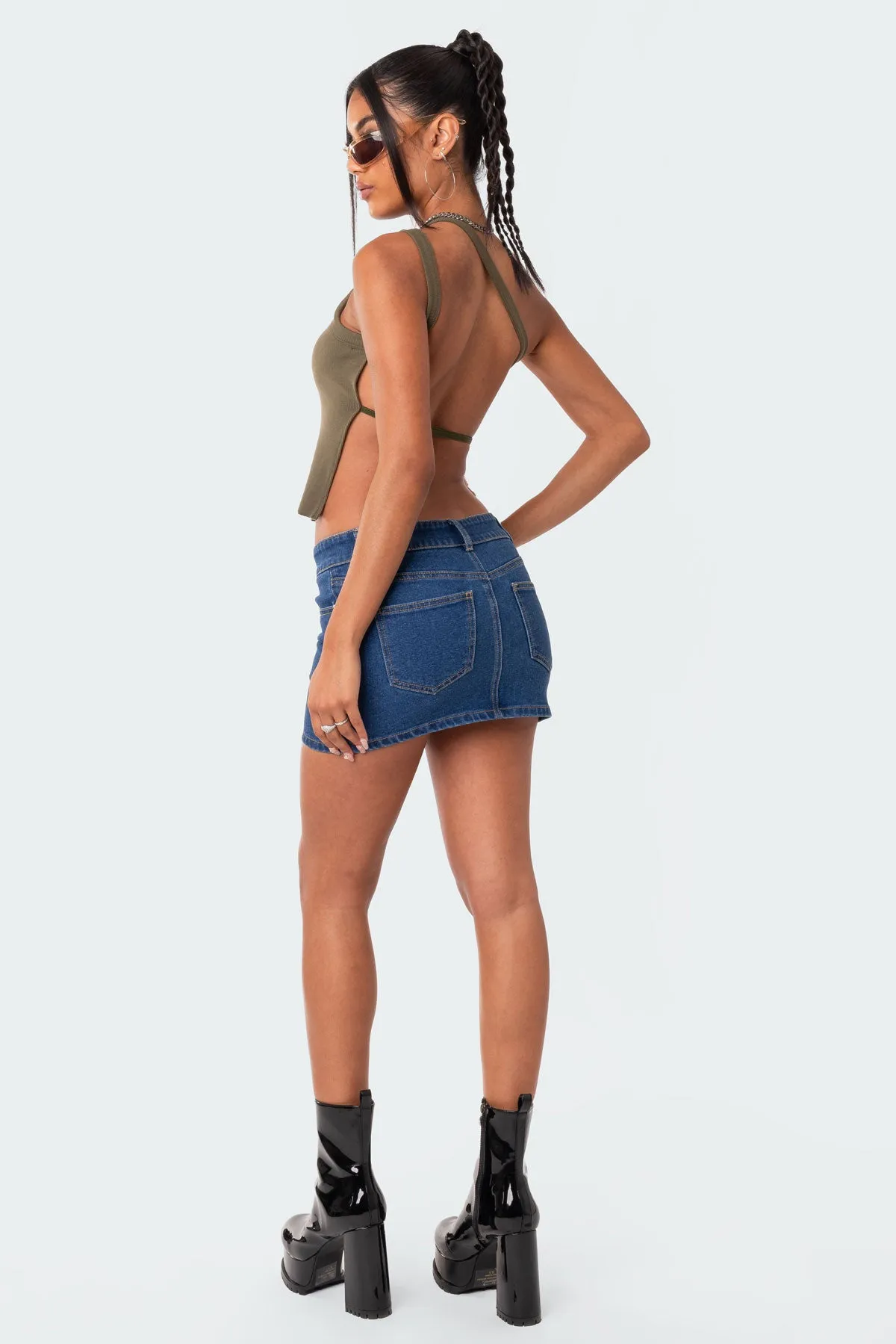 Verdi Open-Back One Shoulder Top sold by Edikted product image thumbnail 5