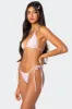 Picnic Triangle Bikini Top sold by Edikted