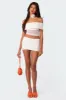 Hadley Fold Over Mesh Tube Top sold by Edikted