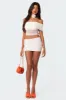 Hadley Fold Over Mesh Tube Top sold by Edikted
