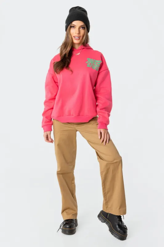 Everything'S Ok Hoodie sold by Edikted