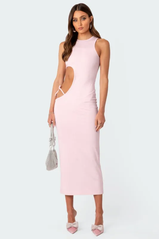 Anita Cut Out Two Piece Maxi Dress sold by Edikted