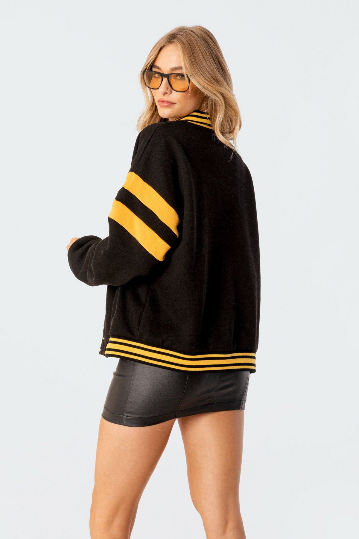 New York Sweatshirt Jacket sold by Edikted product image thumbnail 5