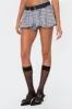 Plaid Bubble Micro Skort sold by Edikted